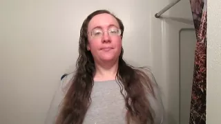 Creating a Lazy Bun with Long Curly Hair