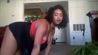 BBW sexy tease for her streamate show The_gaiamonroe_show ig gaiagraphy