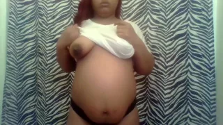 Bouncy Ebony Tits (pregnant)