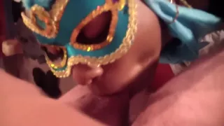 hot pov deepthroat blowjob  with massive cumshot