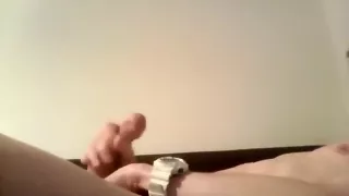 Quick handjob before going to bed