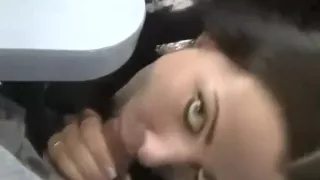 Blowjob And Cumshot On Restaurant