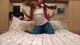 Crazy Blonde Shakes Her Ass So Hot