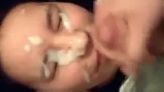 A Lot Of Cum On Girlfriend'S Face