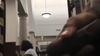 Black Dude Masturbates In Library