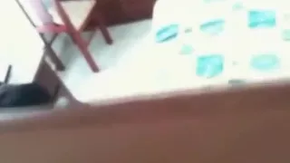 Ebony Maid Spied While Masturbating