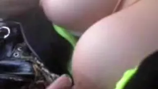 Rubini Exposing Her Huge Milky Boobs In Public Bus