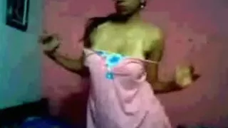 Big Boobs Beautiful Babe Stripping Before Camera