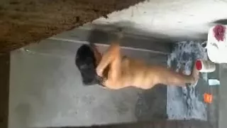 Maid Caught Nude In Bathroom