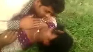 Desi Village Couple Enjoy Outdoor