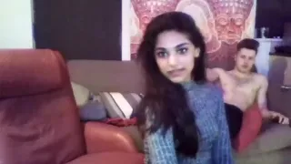 Desi College Girl Studying Abroad Fun With Lover