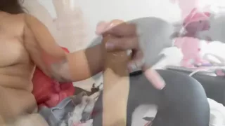 fat girl fuck ass for big monster toy first time