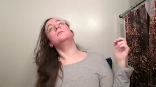 Hair Journal: Combing Long Curly Strawberry Blonde Hair - Week 9 (ASMR)