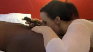 Sloppy Blowjob On Big Black Dick Pt. 2