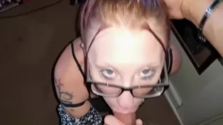Sexy Girlfriend Gets Throat Fucked And Covered In Cum
