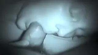 Ellie gives sloppy blowjob and begs to get fucked