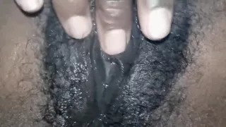 Watching her play with the pussy while smoking a blunt