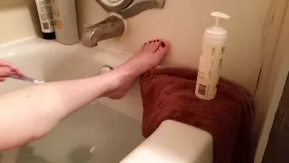 Shaving my legs