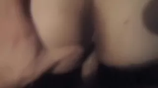 BBW gets fucked with anal creampie