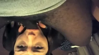 sucking big black cock