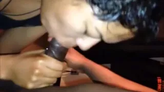 Blowjob leads to a messy facial