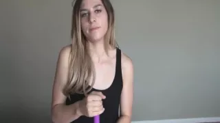 Amateur Babe Masturbating A Dildo