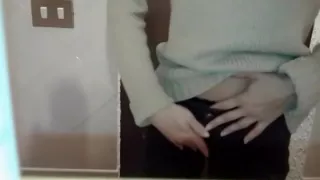 Risky Public Nudity Masturbation School Toilet