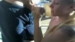 Blonde Bitch That Is Amateur Sucks