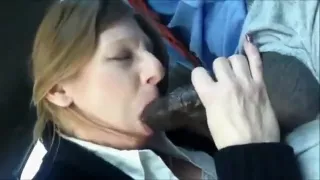 Mature Lady Interracial Ducksucking