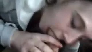Adorable Teenager Is Producing Blowjob Within The Vehicle