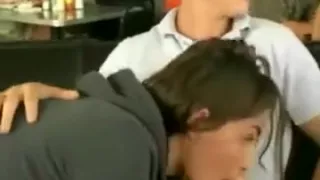 Real Blowjob In Cafe That Is Crowded