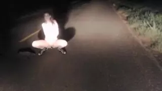 Slut Bates Of The Black Frightening Street In The Centre