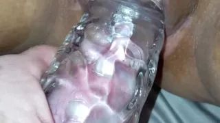 Fucking with penis sleeve slow motion