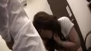 Cute Asian chick with a wonderful booty gets drilled hard f