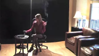 Smoking hot bimbo fantasizes about fucking while having a c