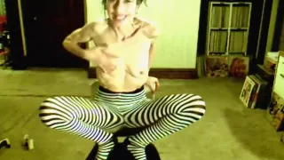 Me In Zebra Tights