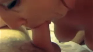 super hot milf gives amazing blowjob 
