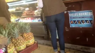 Candid Latina Fruit Stand 0046