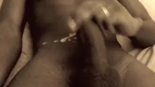 Stroking My Cock & Nuttin While Semi-Hard