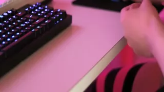 Cute Crossdresser Moans And Plays With His Big Dick