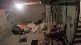 discreet gay sex in basement while parents are alseep upstairs