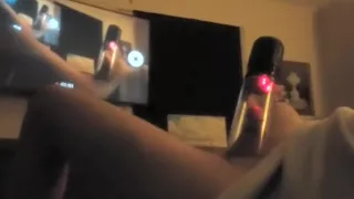 getting off to myself pumping on television 