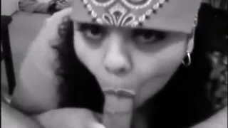 Sexy BBW Latina Wife Sucking Hubby's Dick