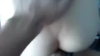Fucking my gf doggy style and creampie her.POV