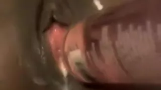 Hot milky pussy creame