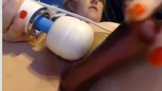 Horny Amateur movie with Masturbation, Close-up scenes