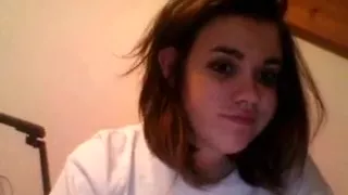 Adorable Woman Showing Huge Sexy Natural Tits on Webcam