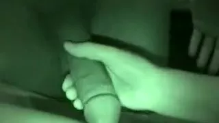 Having fun with husband and bull