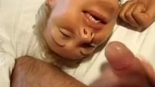 Milf consuming some spunk that is large