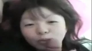 Asian gets a facial that is large